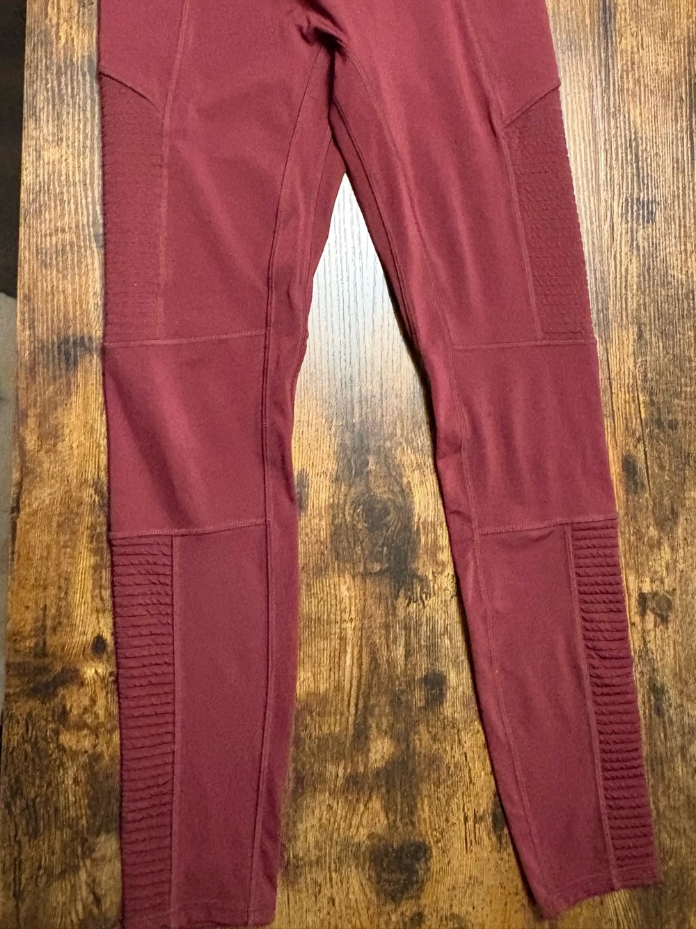 Women’s Fabletics High-Rise Leggings in Deep Wine - Size L